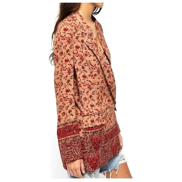 Free People Bellflower Blazer Small - Picture 2 of 7